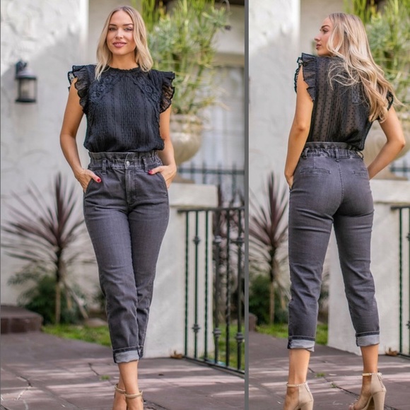 RELISTED Boho Lace Trimmed Top - Picture 6 of 11